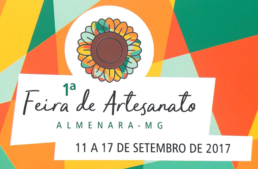 Artesãos participam da 1ª Feira de Artesanato de Almenara